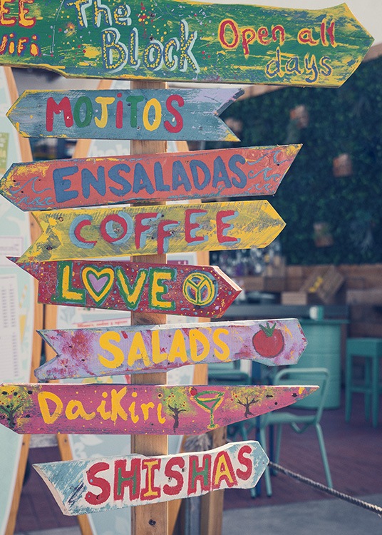 Coffee & Love Poster / Arte fotográfica em Desenio AB (10700)