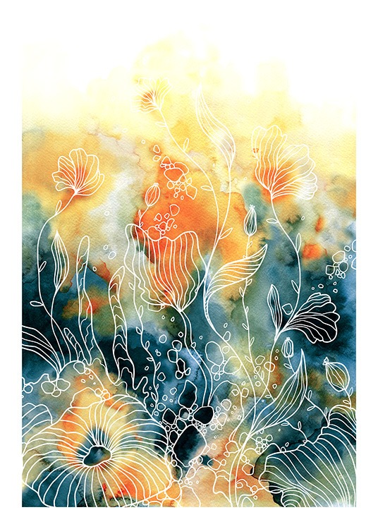 Floral Flirt No3 Poster