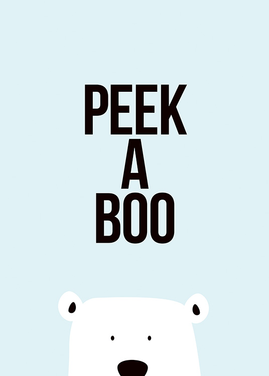 Peek a Boo Poster