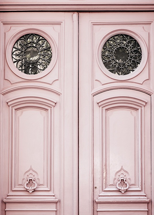 Pink Door Poster / Arte fotográfica em Desenio AB (11349)