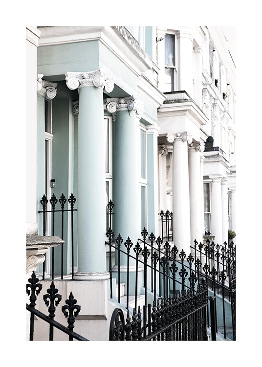 Notting Hill Facade Poster