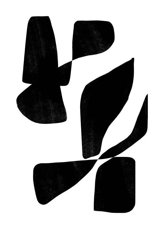 Black Graphic Poster