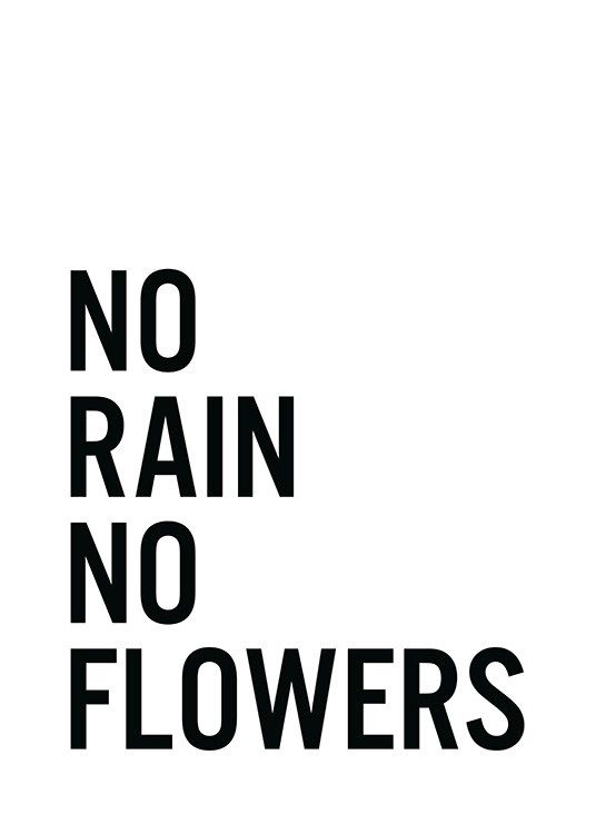 No Flowers Poster