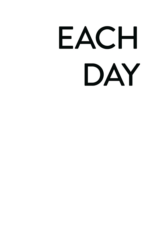 Each Day I Love You No1 Poster