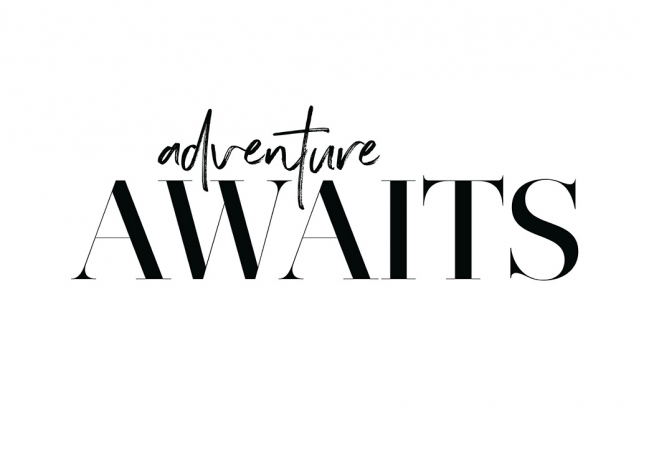 Adventure Awaits Poster