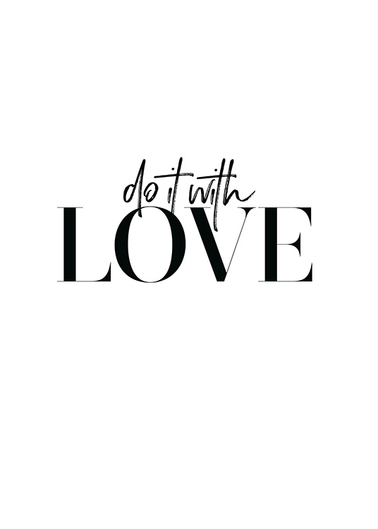 Do it with Love Poster
