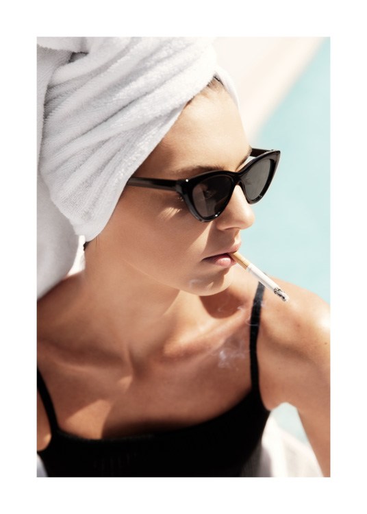 Cigarette Break Poster