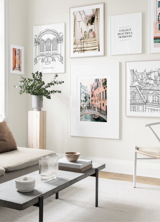 Collect Beautiful Moments Poster / Posters com citações em Desenio AB (12881)