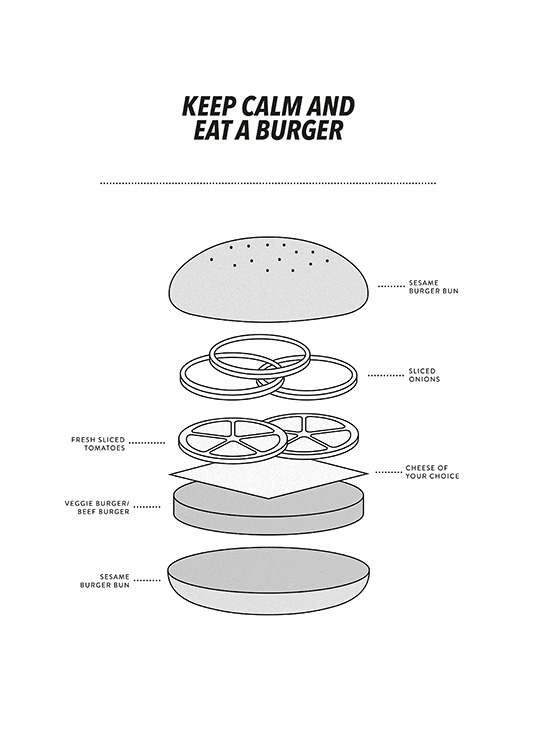 Eat a Burger Poster