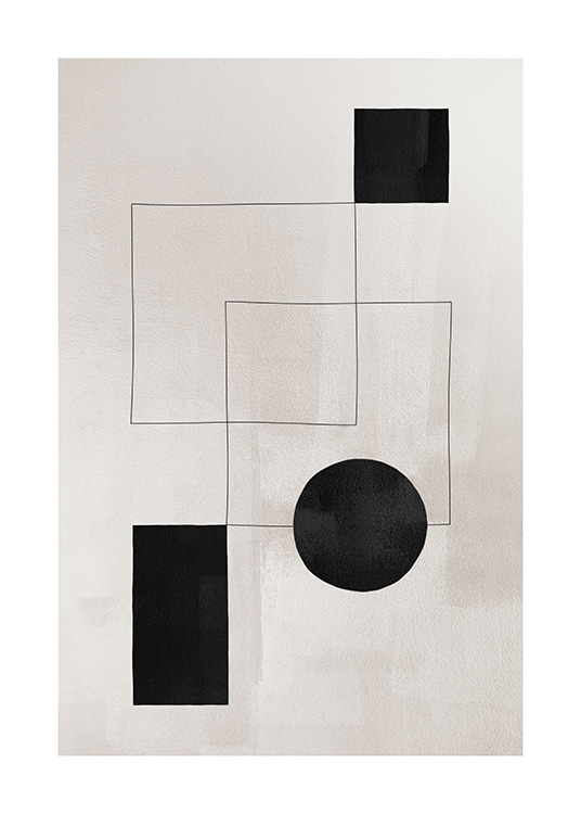 Berlin Squares No1 Poster