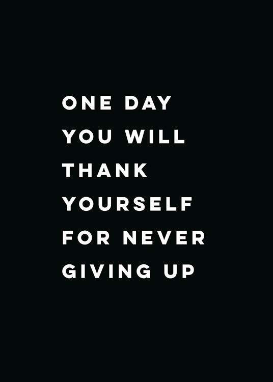 Thank Yourself Poster