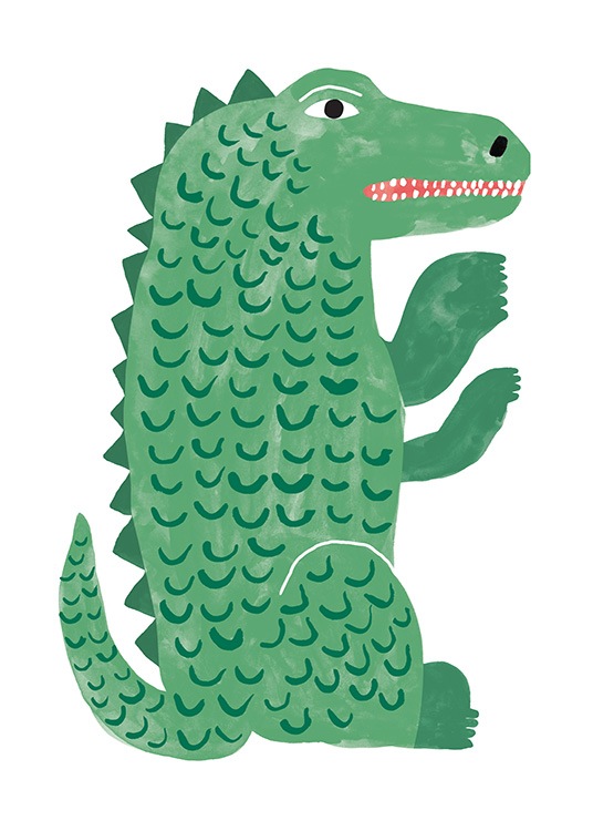 Big Buddy Poster / Ilustrações de animais em Desenio AB (13938)