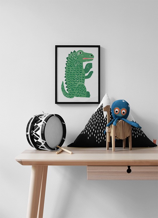 Big Buddy Poster / Ilustrações de animais em Desenio AB (13938)