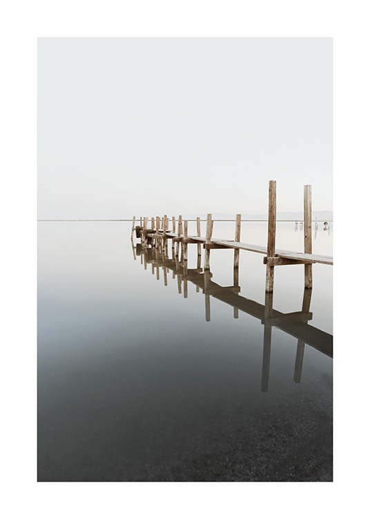 Old Fishing Pier Poster