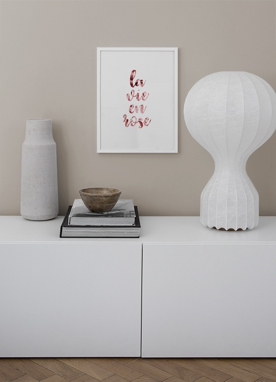  – Poster de texto com o texto em francês: 