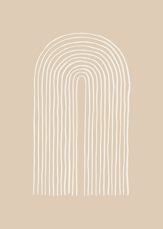 Painted Arches No2 Poster