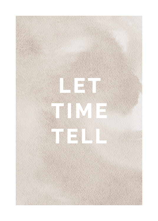 Let Time Tell Poster