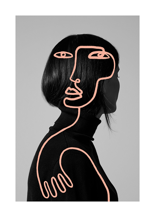 Hand on your Shoulder Poster