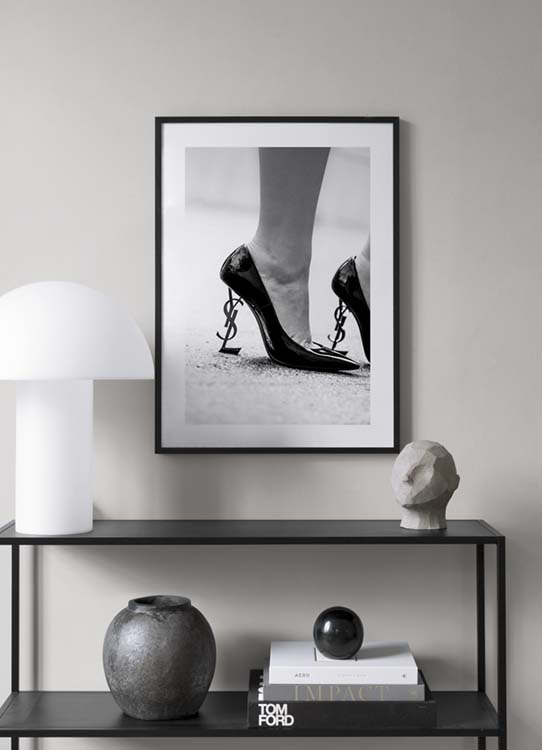 YSL Heels Poster - Saltos altos - desenio.pt