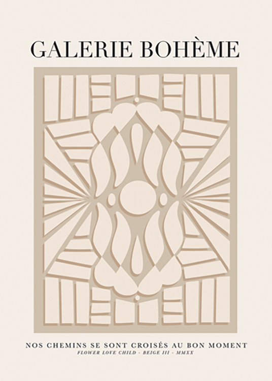 Galerie Bohème No3 Poster