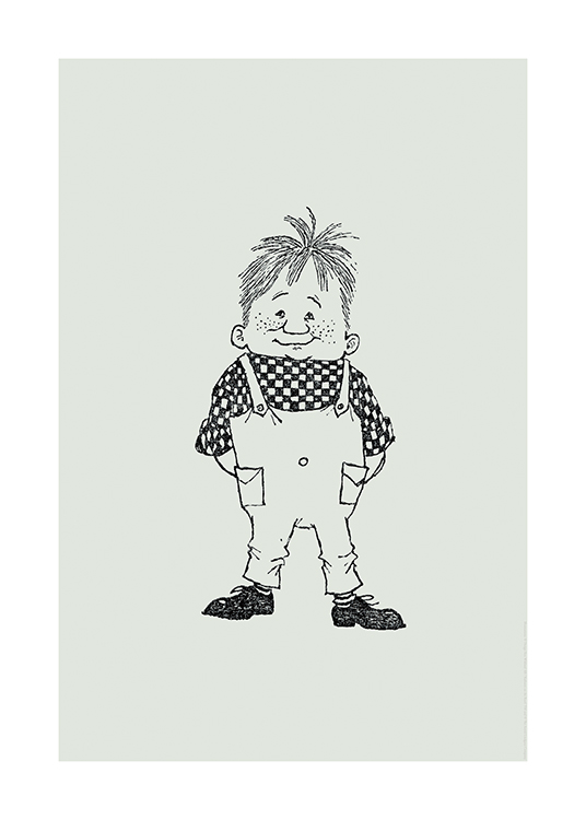 Karlsson no Telhado No1 Poster