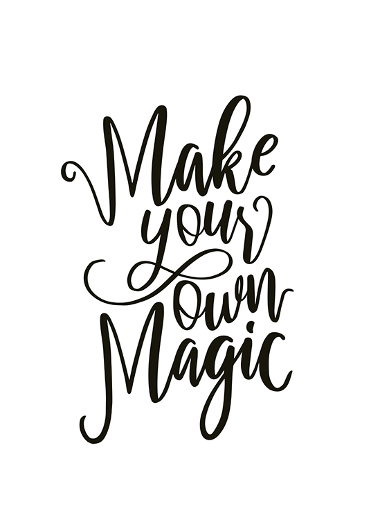Make Your Own Magic Poster