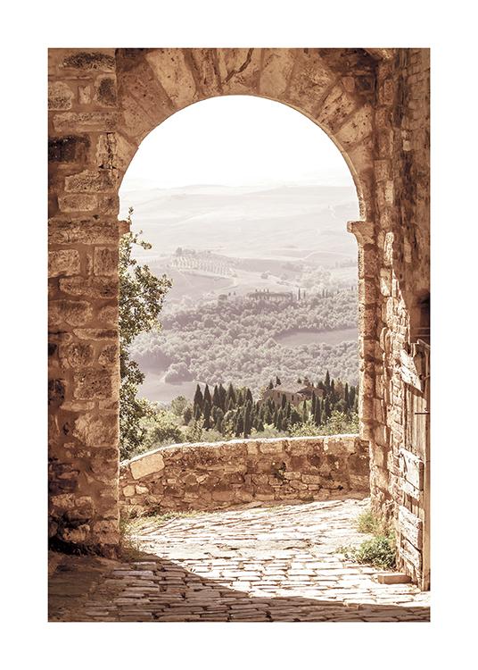 Tuscan Arch Poster