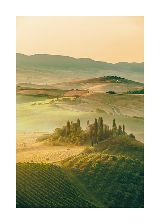 Tuscany Hills Poster
