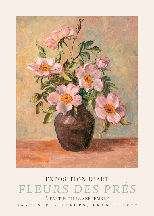 Fleurs De Pré Poster