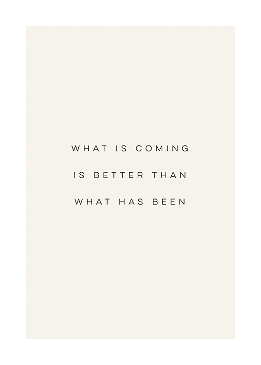 What is Coming Poster