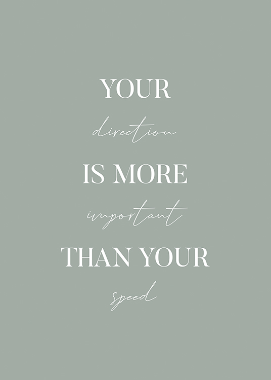 Your Direction Poster