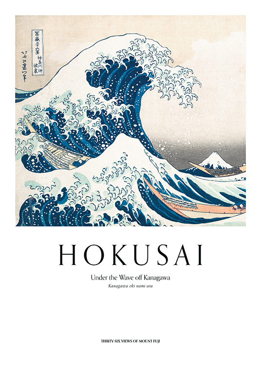 Hokusai - The Great Wave Poster