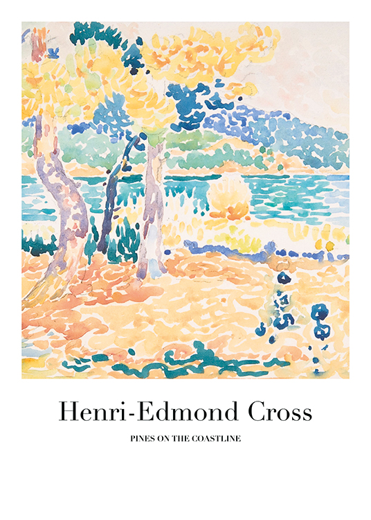 Henri-Edmond Cross - Pines on the Coastline Poster