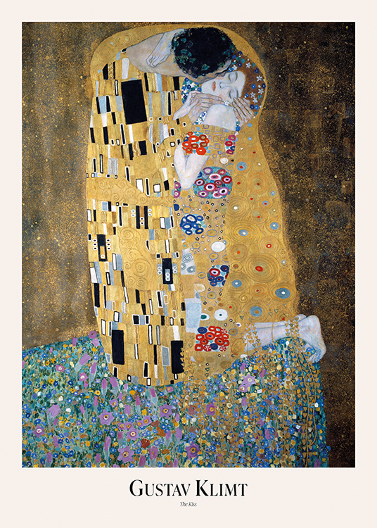 Gustav Klimt - The Kiss Poster
