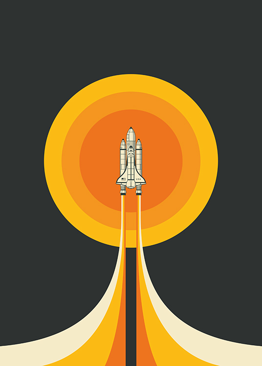 Space Shuttle No2 Poster