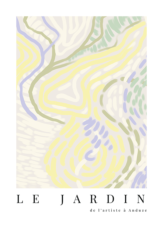 Le Jardin No4 Poster