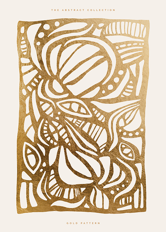 Gold Pattern Poster