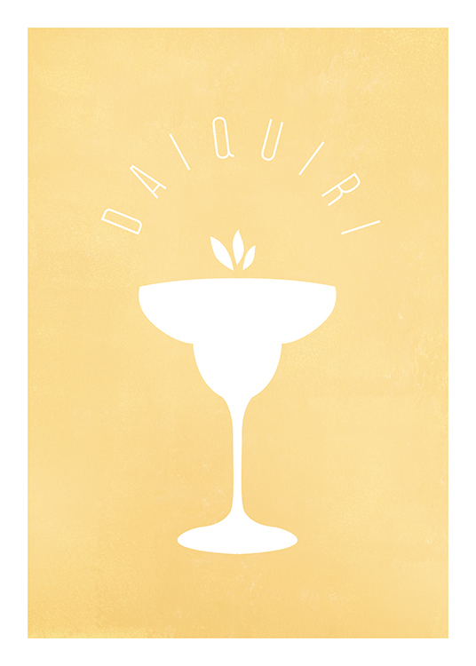 Yellow Daiquiri Poster
