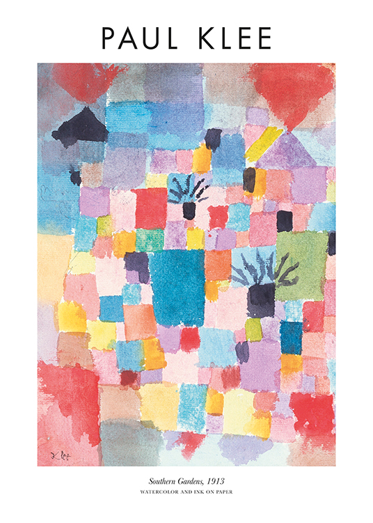 Paul Klee - Southern Gardens Poster