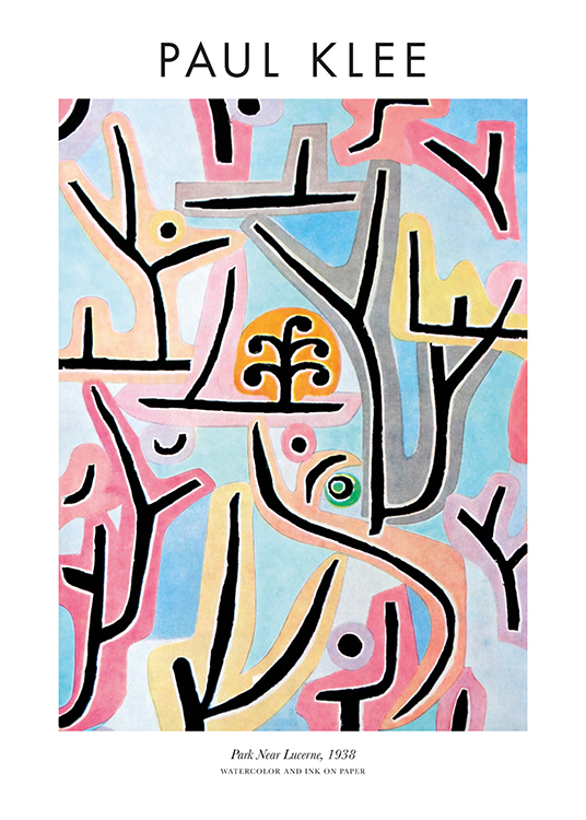 Paul Klee - Park Near Lucerne Poster