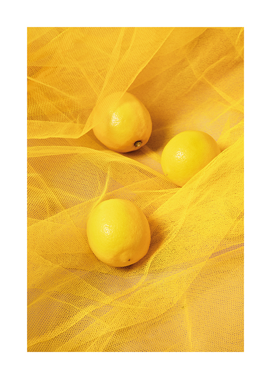 Tulle and Lemons Poster