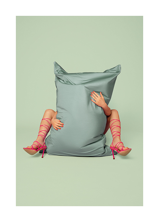 Behind the Pillow Poster
