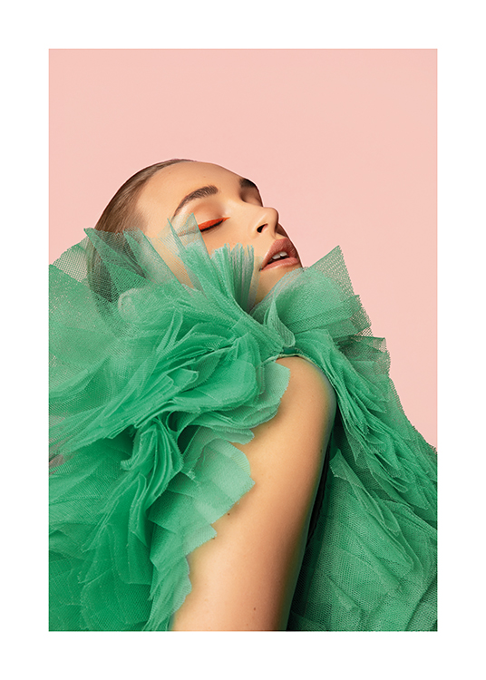 Green Explosion Poster