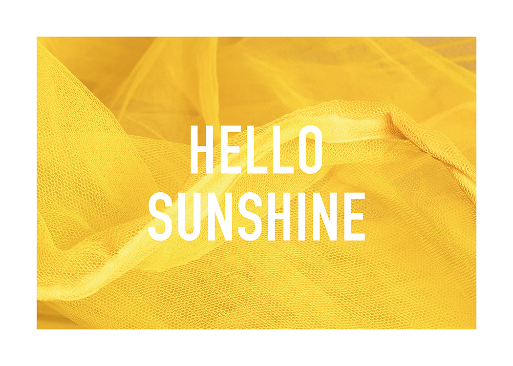 Sunshine Greetings Poster