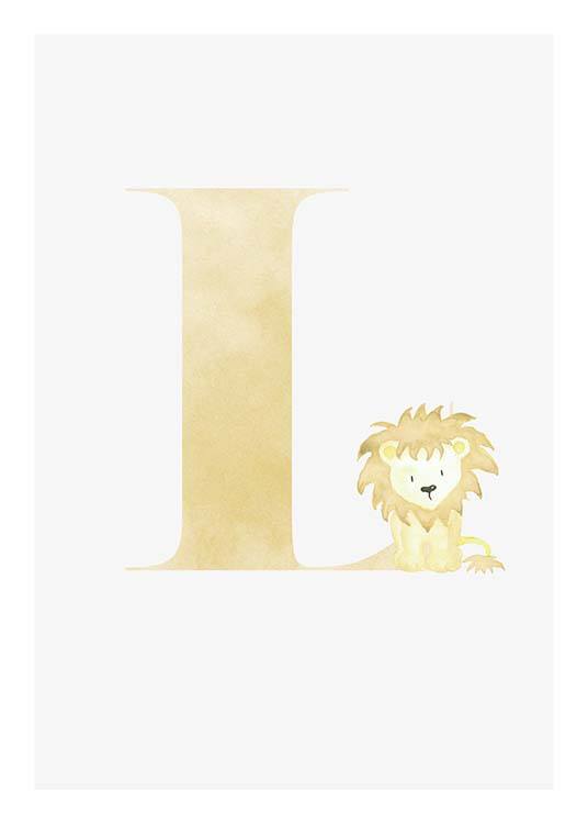Alphabet L Poster