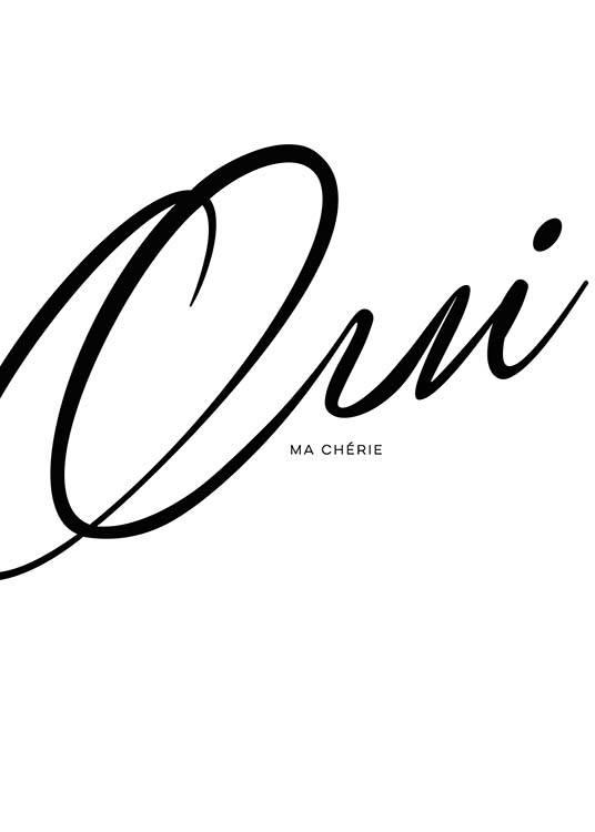 Oui Ma Chêrie Poster