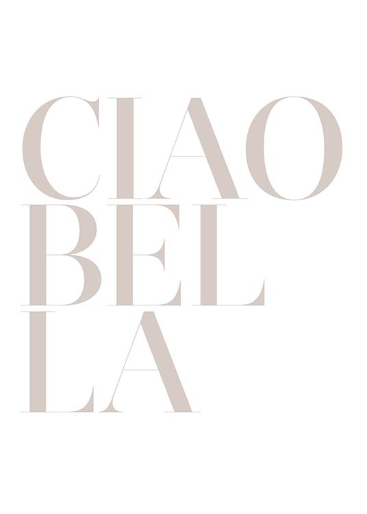 Ciao Bella Poster