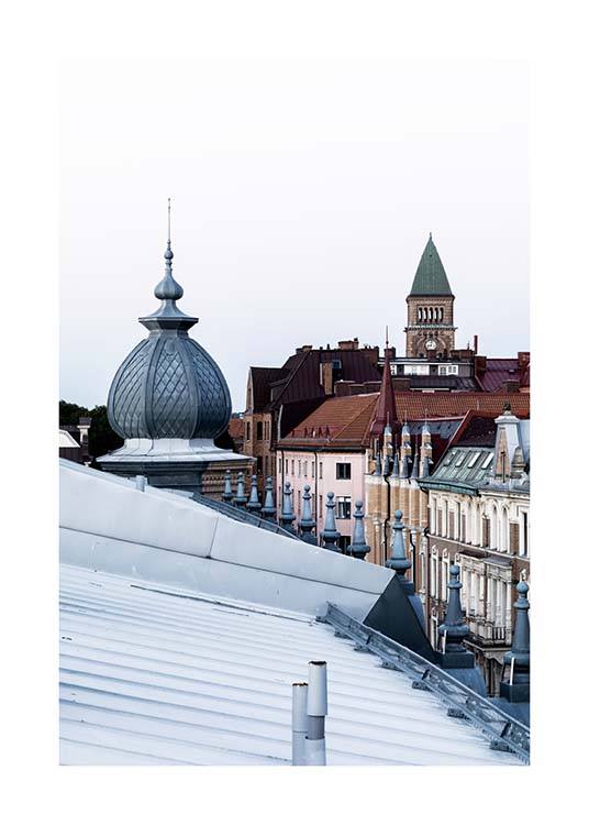 Gothenburg Rooftops Poster / Arte fotográfica em Desenio AB (2746)