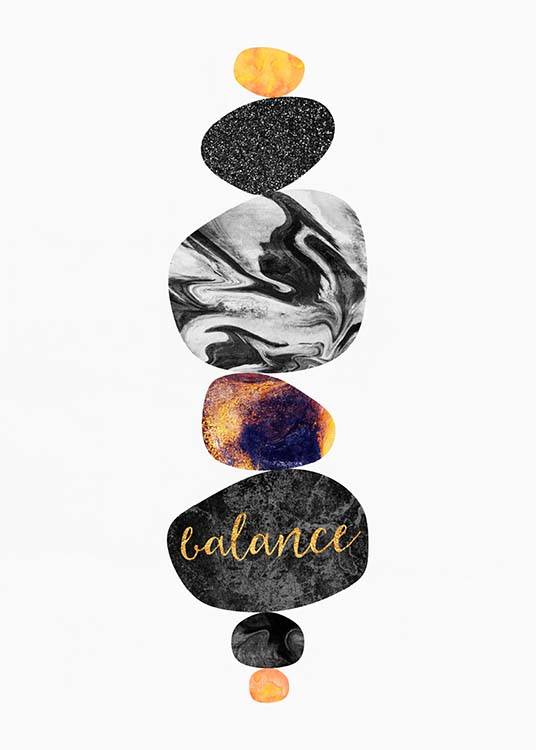 Stone Balance Poster