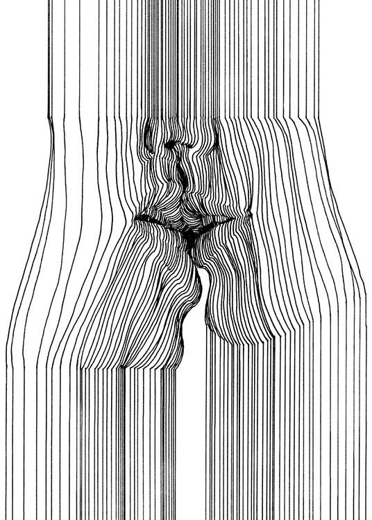 French Kiss Poster / 70x100 cm em Desenio AB (3206)